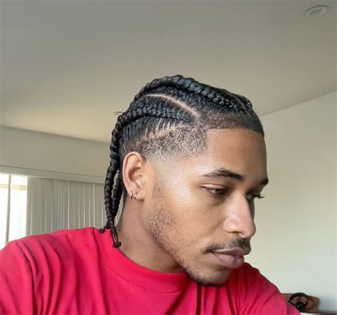 fake braids men|4 stitch braids men.